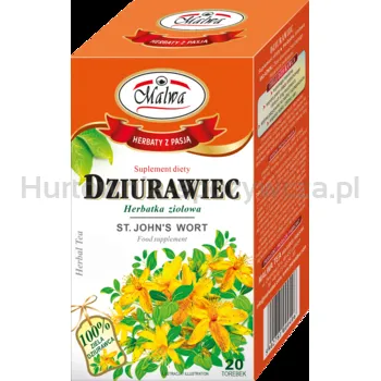 Malwa Herbatka ziołowa dziurawiec suplement diety 20x1,5g