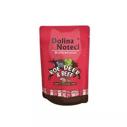 Dolina Noteci Superfood Mokra karma saszetka dla kota sarna i wołowina 85g
