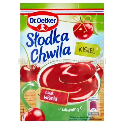 Dr.Oetker Słodka Chwila Kisiel Wiśniowy 30G