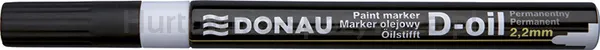 Marker olejowy DONAU, 2,2mm, zawieszka, biały