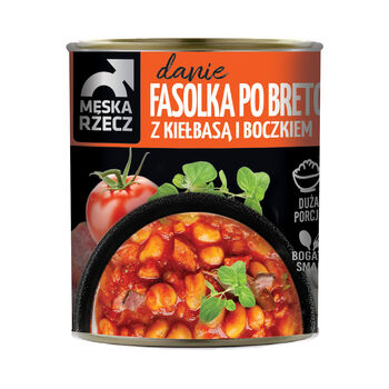 Męska Rzecz Fasolka Po Bretońsku Z Kiełbasą I Boczkiem 830G 