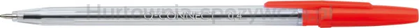 Q-Connect Długopis klasyczny , Sign Proof, nieblaknący, czerwony 