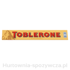 Toblerone Szwajcarska Czekolada Mleczna Z Nugatem Miodowo-Migdałowym 100 G