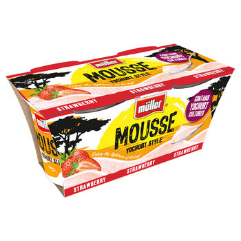 Müller Mousse truskawka 2x95g