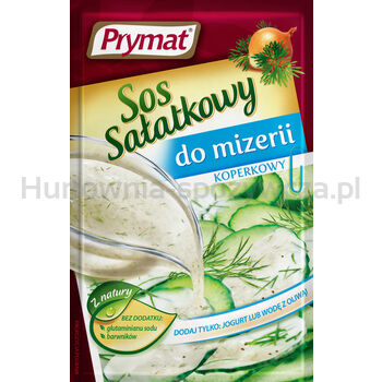 Prymat Sos Sałatkowy Do Mizerii Koperkowy 9G 