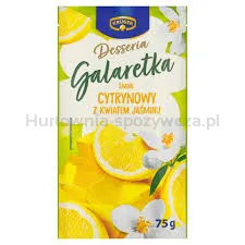 Kruger Desseria Galaretka smak cytrynowy z kwiatem jaśminu 75g