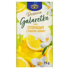 Kruger Desseria Galaretka smak cytrynowy z kwiatem jaśminu 75g