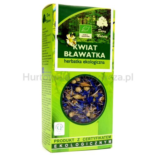 Herbatka Z Kwiatu Bławatka Bio 25 G - Dary Natury [BIO]