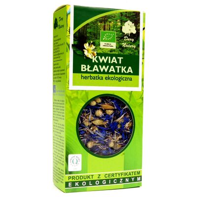 Dary Natury Herbatka Z Kwiatu Bławatka Bio 25 G [BIO]