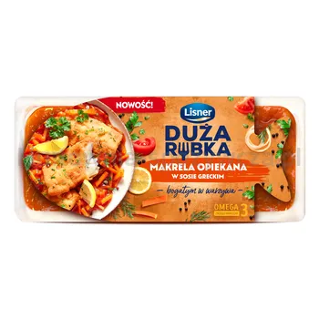 Lisner Duża Rybka Makrela Opiekana Po Grecku 200G