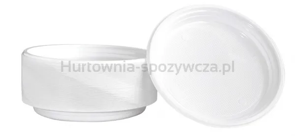 Talerz plastikowy OFFICE PRODUCTS, śr. 22cm, 100 szt., biały