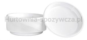 Talerz plastikowy OFFICE PRODUCTS, śr. 22cm, 100 szt., biały