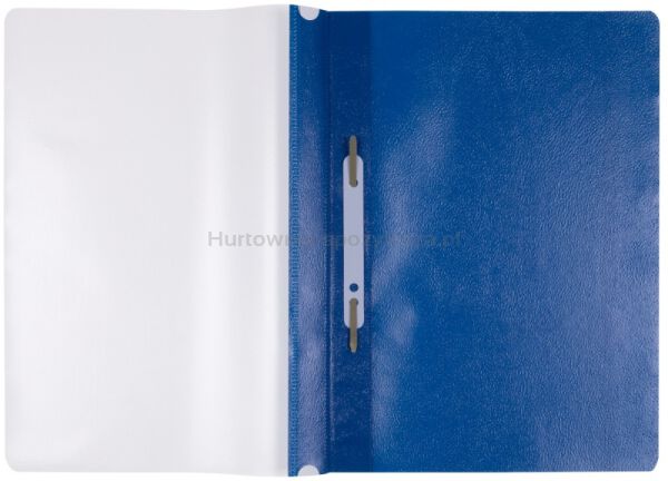Office Products Skoroszyt, PP, A4, miękki, 100/170mikr., wpinany, granatowy  - 2