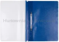 Skoroszyt OFFICE PRODUCTS, PP, A4, miękki, 100/170mikr., wpinany, granatowy - 2