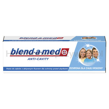 Blend-A-Med Pasta Do Zębów Anti-Cavity Z Aktywnym Fluorem Dla Ochrony Przed Ubytkami 75 Ml