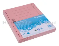 Donau Przekładka karton A4, 235x300mm, 1-10, 1 karta, jasnoróżowa  - 2