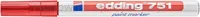 Edding Marker Olejowy E-751 1-2Mm, Czerwony  - 2
