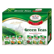 Malwa Green Teas Kolekcja 6 herbat zielonych 30 torebek (30x2g) 60g