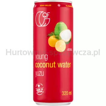 Quality Food woda kokosowa z puree z yuzu 320ml Kaucja