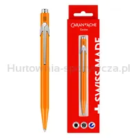 Długopis CARAN D’ACHE 849 Gift Box Fluo Line Orange, pomarańczowy - 2