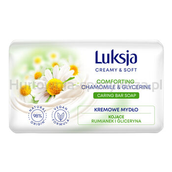 Luksja Mydło W Kostce Creamy Soft Kremowe Rumianek I Gliceryna 90 G