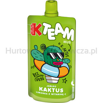 Kubuś Mus Team Jabłko Kaktus Limonka Z Witaminą C 100 G