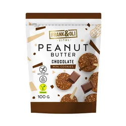 Frank & Oli Mini Ciasteczka Peanut Butter Czekoladowe 100g
