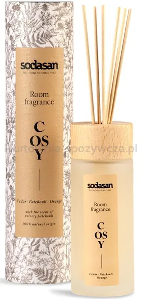 Sodasan Odświeżacz Powietrza sandałowy z patyczkami BIO 200 ml