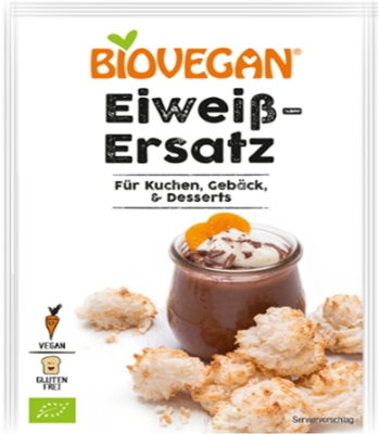 Zamiennik Białka Jaj W Proszku Wegański Bezglutenowy Bio (2 X 10 G) 20 G - Biovegan [BIO]