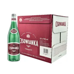 Cisowianka Woda Mineralna Silnie Gazowana Szkło 700Ml