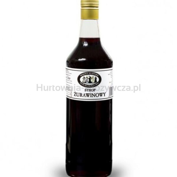 Żurawina syrop owocowy 1 l