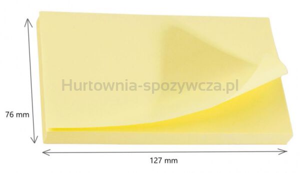 Karteczki samoprzylepne POST-IT® (655CY-VP20), 127x76mm, (16+4)x100 kart., żółte, 4 bloczki GRATIS - 2