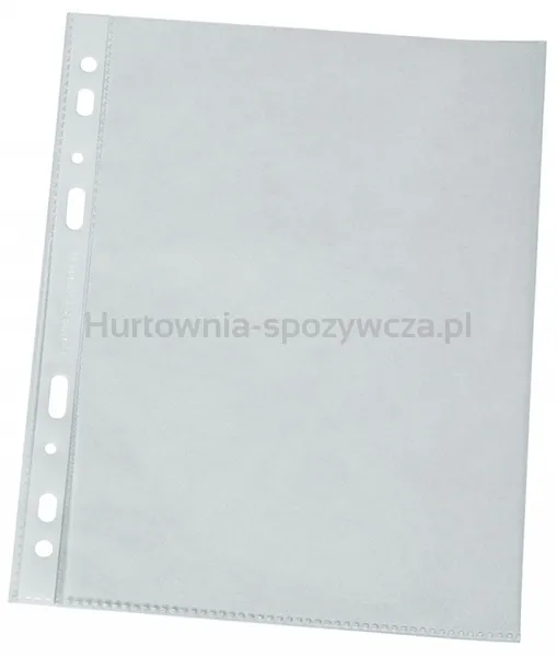 Q-Connect Koszulki na dokumenty PP, A4, groszkowe, 120mikr., 100szt., w pudełku 