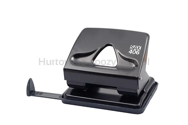 Dziurkacz Sax406, Dziurkuje Do 30 Kartek, Czarny