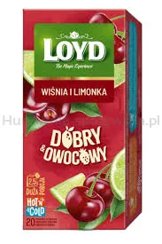 Loyd Herbata o smaku wiśnia & limonka 20x2,5g