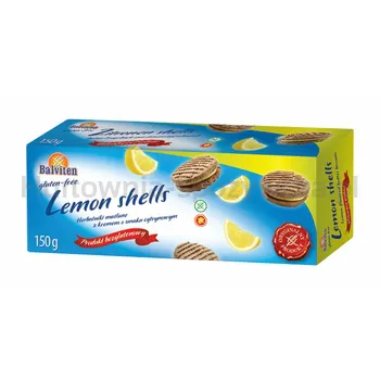 Balviten Herbatniki Lemon Shells Bezglutenowe 150G