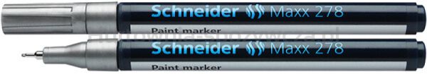 Schneider Marker olejowy Maxx 278, 0,8mm, srebrny 