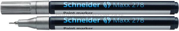 Schneider Marker olejowy Maxx 278, 0,8mm, srebrny 