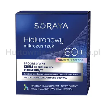 Soraya Krem Regenerujący Na Dzień I Na Noc 60+ 50 Ml Hialuronowy Mikrozastrzyk Promatrix Peptide