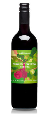 Zakwas Z Buraków Z Limonką Bio 700 Ml - Delikatna [BIO]