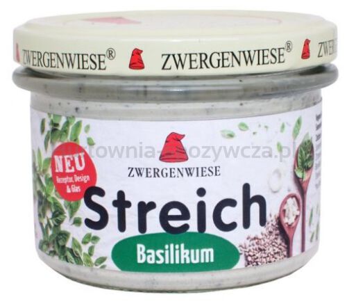 Pasta Słonecznikowa Z Bazylią Bezglutenowa Bio 180 G - Zwergenwiese [BIO]