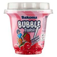 Bakoma Jogurt Bubble Twist Odlotowa Truskawka z kulkami owocowymi 210g