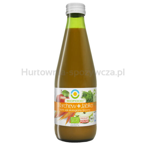 Sok Jabłkowo - Marchwiowy Nfc Bezglutenowy Bio 300 Ml - Bio Food [BIO]