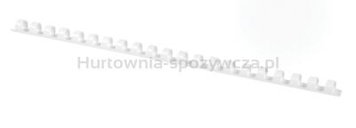 Office Products Grzbiety do bindowania A4, 8mm (45 kartek), 100 szt., białe 