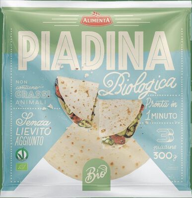 Piadina Tradycyjna Bio (3 Szt.) 300 G - Alimenta [BIO]