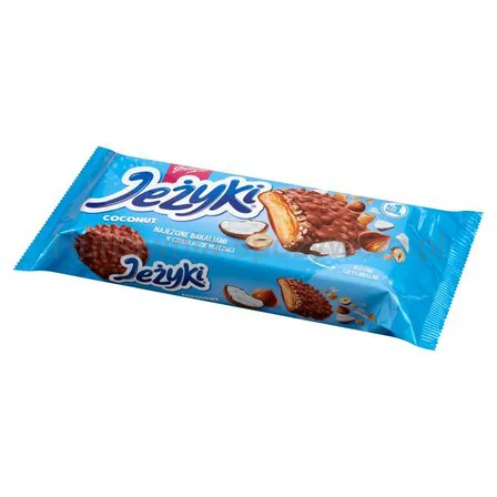 Jeżyki Kokos Ciastka W Czekoladzie Mlecznej 140 G