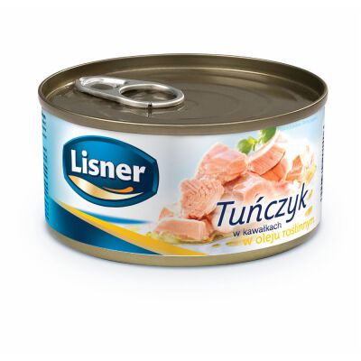 Lisner Tuńczyk W Kawałkach W Oleju Słonecznikowym 170 G