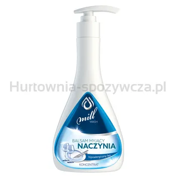 Mill wash balsam myjący NACZYNIA hipoalergiczny len 555ml