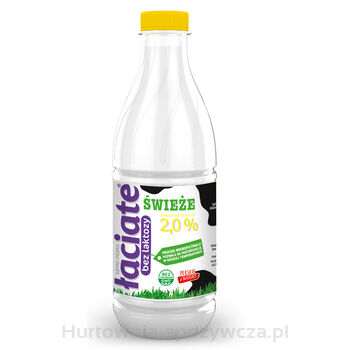 Mleko Łaciate Świeże Bez Laktozy 2% Butelka Pet 1L