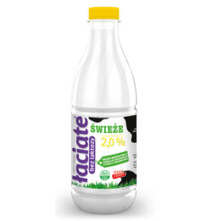 Mleko Łaciate Świeże Bez Laktozy 2% Butelka Pet 1L